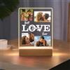 SosnSusn Lampada Personalizzata con Foto - Regali Personalizzati San Valentino per Lei Lui, Idee Regalo Fidanzato Fidanzata Compleanno Natale Anniversario - Amore infinito [Classe di efficienza energetica A]