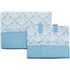 Russo Tessuti Copriforno + Coprifornello 4 Fuochi SOFT Fantasie Shabby Tanti Colori e Modelli-Variante 1