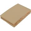 Bassetti Linea Pop Color Lenzuolo coprimaterasso per sotto 100% Cotone con Angoli Elastici CUCITI Matrimoniale Piazza Mezzo Singolo (Singolo 90x200, Avorio)