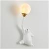 UIOPPOI Lampada da parete con orsetto dei cartoni animati, per camerette dei bambini, fata G9, applique cablate per camere da letto di ragazzi e ragazze, decorazione