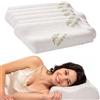 cuscini fiber - 6 Cuscino Cervicale per Dormire in Memory Foam con Fodera Aloe, Cervicale Collo Rimedi con Tecnologia a Doppia Onda, Guanciale in Morbido Memory Foam per Supportare il Collo 40x67