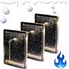 Gienslru Snowy Street Lamp, DIY Snow Scenery Night Light, Snow Scenery Street Lamp Snowflake Lamp, Bedside Lamp, Snowy Night Street Lamps Night Light for Bedroom Christmas Indoor Party Decoration (*3)