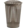 LEGA Portabiancheria Effetto Cesto Vimini Secchio per Biancheria CESTONE Forato con Coperchio Rattan