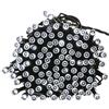 lederTEK - Stringa di Luci a Energia Solare Impermeabile - 22m 200 LED 8 Modi - Lampada Decorativa (200 LED Bianco)