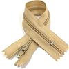 JYC CREATIVE 10 Chiusure Lampo in Nylon, 24 Colori e Misure, Cerniera per Cucire, Chiusure Lampo per Cucire su Vestiti, Tessuti, Chiusuri Lampo al Metro n.3, (10 x 40 cm, beige 277)