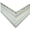 ITALIA CORNICI Maestri Artigiani I Cornice per Quadri Tele con Passepartout in Legno I Varie Misure I Personalizzabile I Noce Rosa Oro Crema (35 x 45 cm, Bianco)