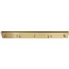 DESHOME L 80 cm Rosone lampada Bianco Rosone Lampadario 5 fori Rosone in metallo Rosone Oro opaco per 5 lampade Copricavo Rosone da soffitto, per lampada a sospensione Lampada da soffitto