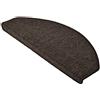 Beautissu Tappeti per Scale Coprigradini ProStair 65x24cm - Set da 15 passatoie Singole per gradini - Tappetino Antiscivolo e Fonoassorbente con Retro Adesivo - Sicuro ed Elegante - Marrone