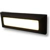 damastoreitalia Segnapasso LED 5W 500lm IP65 da Esterno, Alluminio, Angolo 120°, Rettangolare, Lampada Luce da Parete (Nero - Luce naturale)