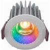 Planetitaly Faretto da Incasso Impermeabile IP65 Design Tondo LED Spot 10W RGB Multicolore, Effetti Luce Colorata per Esterni, Pensilina, Tettoia, Porticati, Bagno, Alimentazione 24V, (Spot 10W IP65)