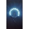 Fatma CORONCINA LUMINOSA DECORATIVA CON LAMPADINE A LED BIANCO FREDDO DIAMETRO 18 CM CON TRASFORMATORE 220V