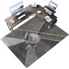 Laegnfho Tappeto Sedia Ufficio Tappeto Salvapavimento Antiscivolo Ufficio Protettore del Pavimento Tappeto per Sedia con Ruote Tappeto Sedia Gaming Pavimenti per Parquet e Pavimenti Duri 70 x 120 cm