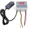 Jadpes Interruttore di Controllo dell'umidità, XH-W3005 Interruttore di Controllo igrometro Digitale Sensore di umidità 0~99% RH 12V/24V/220V - Controllo della Ventola con Sensor