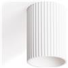 LEDKIA LIGHTING Applique da Soffitto Gesso Colum Bianco E27