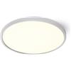 JANDEI - Plafoniera LED 48 W Tricolor 3000K-4200K-6000K, diametro 60 cm, cornice bianca. Installazione superficiale. Perfetto per camera da letto, soggiorno, cucina, casa, affari., JND-70801
