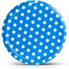 Pullmer Coperchio per bicchieri da 82 mm, tappo a vite, coperchio Twist-Off (blu a pois, 10 pezzi)