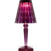 Kartell Big Battery Lampada da Tavolo, Prugna, 37,3 x 17 cm