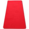 Casatessile Tappeto Cucina passatoia Antiscivolo Largo 50 cm. Tinta Unita VELLUTATA Corsia Lavello, Tappeti Multiuso Lavabile. - Rosso, 340 cm.