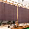 DUYULIANG Tenda In Bambù Per Interni, Tenda A Rullo In Bambù Naturale, Tende Sole Tapparella Avvolgibile Bamboo, Facile Da Installare, Varie Dimensioni, Persiane Veneziana Per Finestre Porte Balconi（W x H）