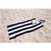 IlGruppone Telo Mare in Morbida Spugna Jacquard Antisabbia Spiaggia Piscina 380 Gr 100% Pregiato Cotone Egiziano - YachtBluNavy