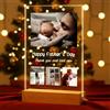 SENSING Regalo Personalizzato Fotografie - Regalo Festa del Papà, Base Opzionale Illuminata, Regali Originali Compleanno Natale