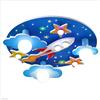 CNMKLM Universo stelle stanza dei bambini lampada da soffitto con led a luce bianca lampada bedroom ambiente per ragazzi e ragazze cartoon 610 * 610 * 190mm