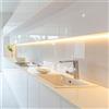 DE SANCTIS LIGHT DESIGN LED Sottopensile Cucina Barra Led Soggiorno Camera Profilo Con Sensore Dimmer Sfioramento Touch Lampada Striscia Luce Luminosa Made In Italy