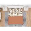 BIANCHERIAWEB Completo Lenzuola Letto In 100% Cotone Made Italy Disegno Cani 25GI Piazza E Mezza Cani 25GI