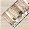IlGruppone Tappeto Cucina Antiscivolo Made in Italy Passatoia Antimacchia Multiuso Corridoio Soggiorno Lavabile in Lavatrice - 72 Bonsai - 50x200cm