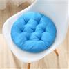 YOUGANG Set di 2 cuscini rotondi per sedie da pranzo e cucina, 30/40/45/50 cm, per interni ed esterni, colore blu, 30 cm