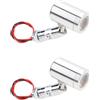 VELATEMOR Faretto a LED da 2 Pezzi, Mini Luci d'accento per Interni Angolo di 30°, Faretto per Vetrina di Gioielli per Corridoio 'armadio KTV (Luce della natura)
