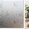 XUEDNGM Pellicola per Vetri Finestre Privacy 65 x 400 cm Statica e Senza Colla, Anti-Uv, Protezione Privacy Vetri-Autoadesive Pellicola Frosted Pellicola, per Ufficio e Casa, vite
