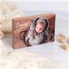 Wanapix | Blocco fotografico in legno 15x10 | Colore legno naturale | Blocco personalizzato su 1 lato | Ideale come cornice fotografica decorativa
