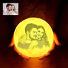 half-acre square pond Luce notturna lunare personalizzata a 16 colori con foto,Lampada lunare personalizzata con testo,Luce notturna con foto stampata in 3D, ricaricabile, regalo per la famiglia