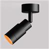 Jadssox Faretto Da Soffitto A LED Con Zoom, Angolo Del Fascio Regolabile, Illuminazione Spot For Interni, Faretti Da Soffitto Direzionali, Lampade Con Messa A Fuoco Girevole(Black-3000K,3W)