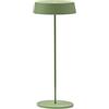 ROSSINI Lampada a led da tavolo Inemuri Pale Green USB Touch ricaricabile e dimmerabile 12h di autonomia