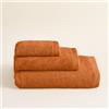 BOHEME | Set di 3 Asciugamani Serenity | Ginger | 1(30x50) + 1(50x100) + 1(100x150) | 100% Cotone Pettinato | 600 g/m² | Morbidi, Assorbenti e a Secco Rapido | Lavabili in Lavatrice | Uso Quotidiano