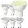 Partenopea® lampada lampadine gu10 max 8w led per interno esterno moderno faretto monoemissione(kit 5 lampadine, Luce naturale 4000K)