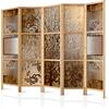 murando - Paravento Giapponese da Interno Albero Mosaico 225x172 cm XXL 5 Pannelli - Stampa Unilaterale su Tela in TNT Separe Divisorio per Ambienti - Paraventi Decorazioni Legno Elegante b-C-0388-z-c