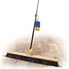 Novaliv - Scopa con miscela di crine di cavallo I 80 cm con manico telescopico I Scopa per polveri sottili per officina, scopa per cortile, scopa per la pulizia