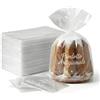 RFD 100 Buste per Panettone Artigianale (Misura 40x50 cm) - Sacchetti Alimentari in Moplefan per Conservazione Perfetta fino a 1kg