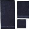 Tommy Hilfiger - asciugamano serie Legend2, tinta unita, 560 gr/m², 100% cotone, blu navy, telo da bagno 70 x 140 cm