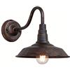 Moddeny Applique Da Parete Da Patio Da 9,8 Pollici A Parete Esterno Lanterna Da Parete Industria Illuminazione Impermeabile Applique Da Parete Retro Stile Industriale E27 Applique Da Parete In Ferro