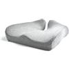 Frilla Cuscino per sedia per lunghi periodi di seduta su sedie da ufficio - Ortopedico per alleviare la schiena in Memory Foam | MAXICOMFORT