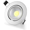 Rururug Faretti a LED impermeabili super luminosi 5W 7W 9W 12W 15W 18W Faretto a LED da incasso a LED per esterni Lampada da soffitto per bagno Lampadina-Cold_white_5W