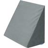 Badum - Cuscino per La Schiena - Cuscino A Cuneo per Letto - 60x50x30 Cm - con Strato di Memory Foam, Rivestimento Sfoderabile E Lavabile - Cuneo per Materasso, Cuscino Ergonomico - Grigio