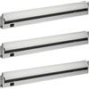 Oktaplex lighting Oktaplex 3x luce sottopensile cucina Striscia luminosa LED 800lm alluminio 10W 230 V bianco neutro 4000K 60cm girevole sottopensile Rota con interruttore