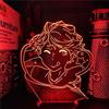 KJsdaADSA Anime ha condotto la lampada Night Light Illusion Light CHAN OIKAWA Lampada 3D per la decorazione della camera da letto dei bambini Illuminazione Regalo per bambini 16 colori
