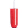 Excelsa Linea Bagno Portascopino WC, Plastica, Rosso