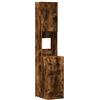 vidaXL Mobile da Cucina Rovere Fumo 35x50x180 cm Legno Multistrato